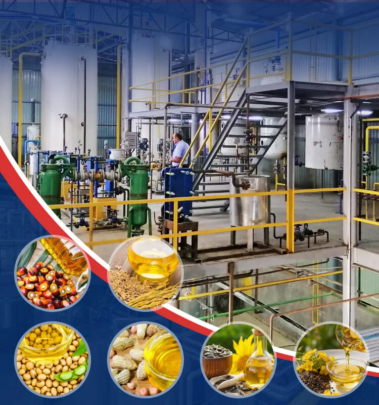 Cooking oil processing line