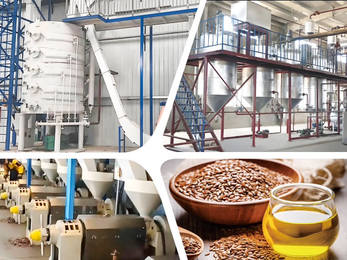 Linseed Oil production line overview