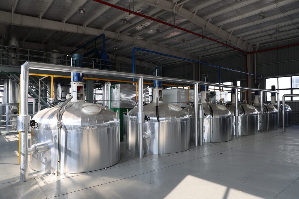 Edible oil refining plant, cooking oil refinery plant construction