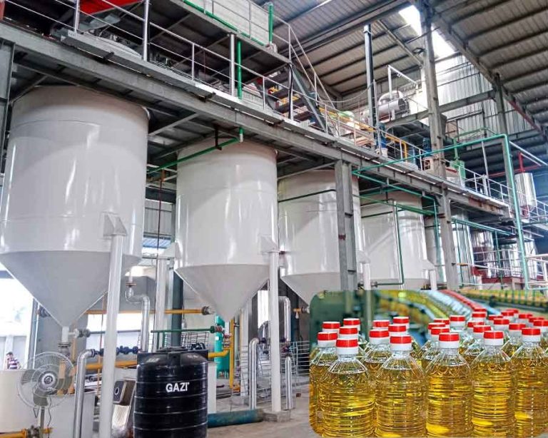 edible oil refining equipment with stainless steel vessels