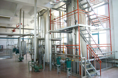 industrial refinery plant for soybean and palm oil processing