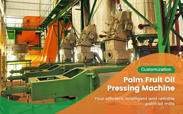 Palm fruit oil press
