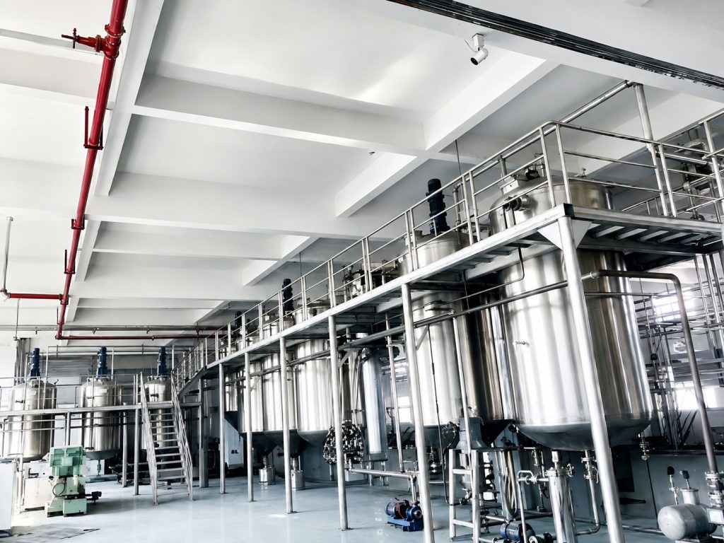 rice bran oil dewaxing equipment with stainless steel processing vessels